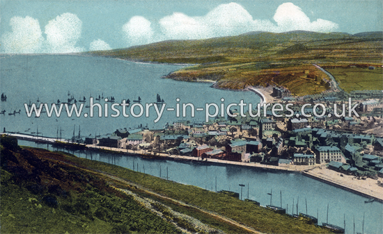 General View of Peel, Isle of Man. c.1920's